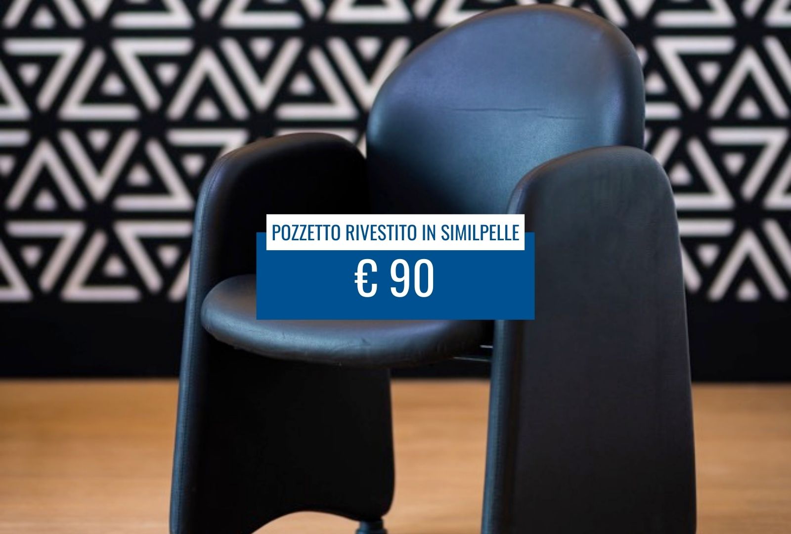 Pozzetto rivestito in similpelle